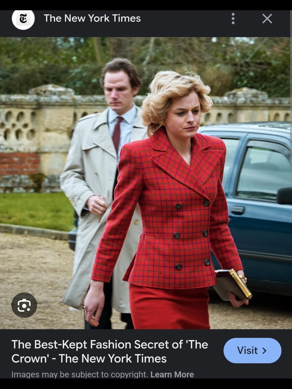Red Plaid Women's Tailored Blazer Jacket